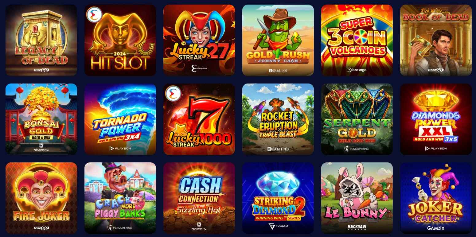 Spelaanbod zonder Cruks met populaire online slots en kleurrijke casino spellen voor Nederlandse spelers